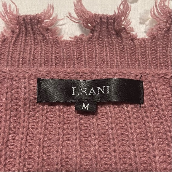 Mauve Distressed Sweater - Picture 3 of 3